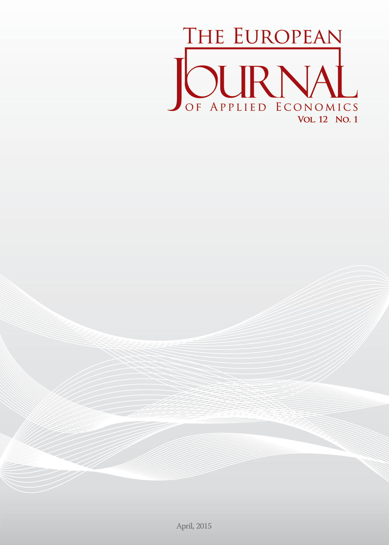 The European Journal of Applied Economics 12(1)